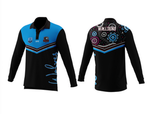 Male Coaching Polo Long Sleeve - Wallsend Touch Football